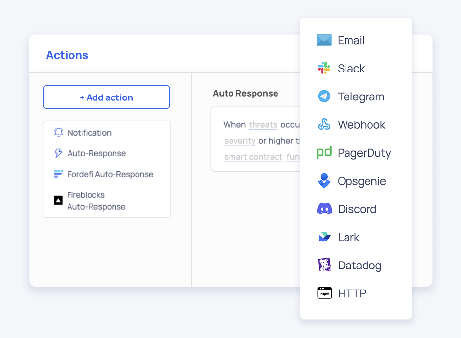 Hexagate notifications settings